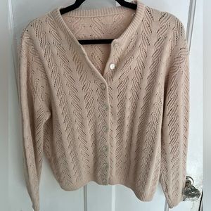 Knit cardigan